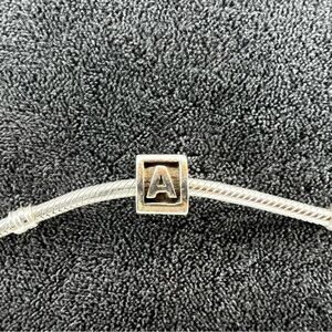 RETIRED Pandora Letter “A” Charm